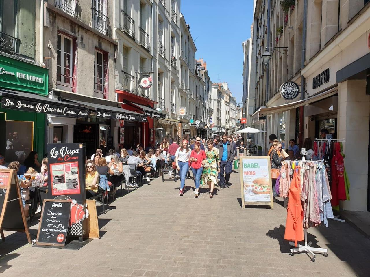 Ferienwohnung Le Nid Des Carmes Nantes Exterior foto